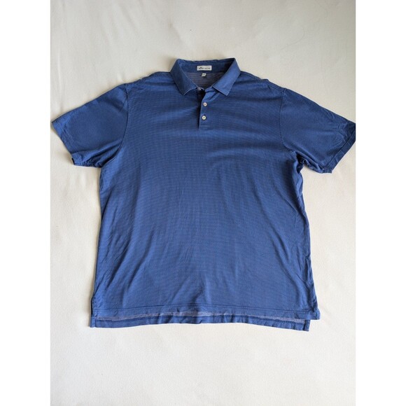 Peter Millar Men’s Southlake Cotton Polo Shirt MF20K06S Size XXL Golf Pickleball - Picture 1 of 6